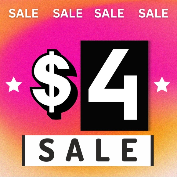 ✨$4 & $5 SALE - MOST ITEMS IN MY CLOSET ARE JUST $4- BUNDLE TO SAVE 💵 - Picture 1 of 1